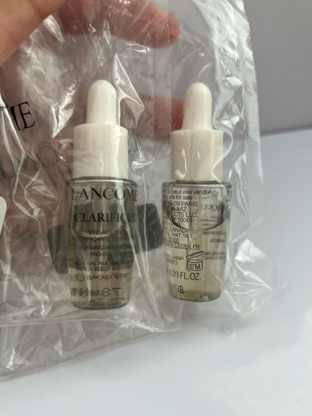 2 x Lancome Clarifique Refining Brightening Pro Solution  7 ml / 0.23 oz each